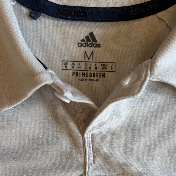 adidas Men's Light Gray Polo Shirt - Picture 2 of 3